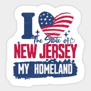 New Jersey my homeland Sticker